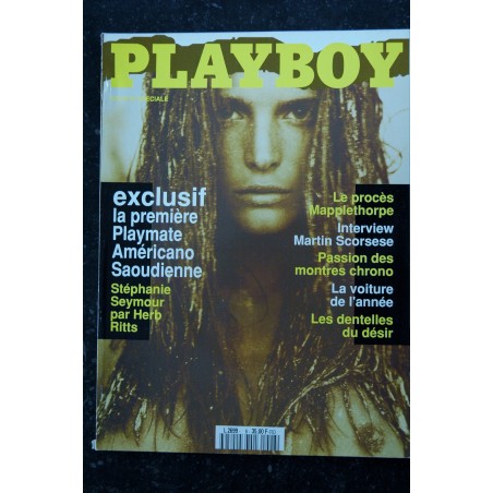 PLAYBOY Ed. Spéciale 006 1991 COVER STEPHANIE SEYMOUR NUE PAR HERB RITTS DENTELLES DESIR STEPHEN WAYDA