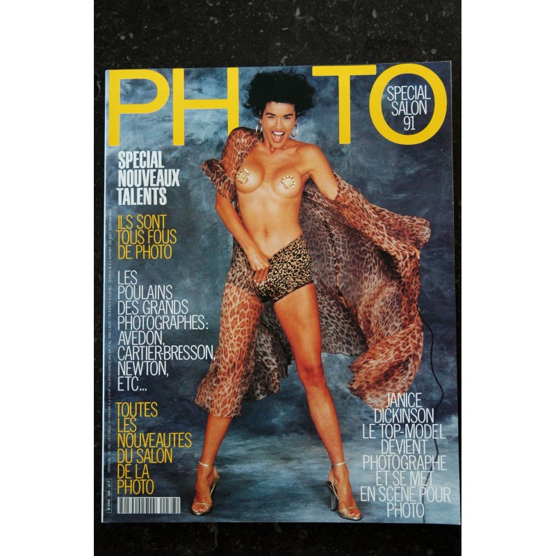 PHOTO 288 JACQUIER POINOT GAILLARD JANICE DICKINSON ENTIEREMENT NUE J.CRENN 1991