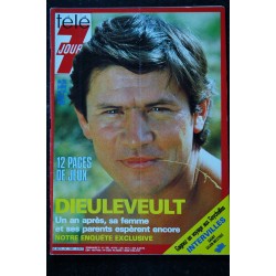 Télé 7 Jours  1361  *  1986  * Richard CHAMBERLAIN Michel BOUJENAH Dick RIVERS Bernard TAPIE
