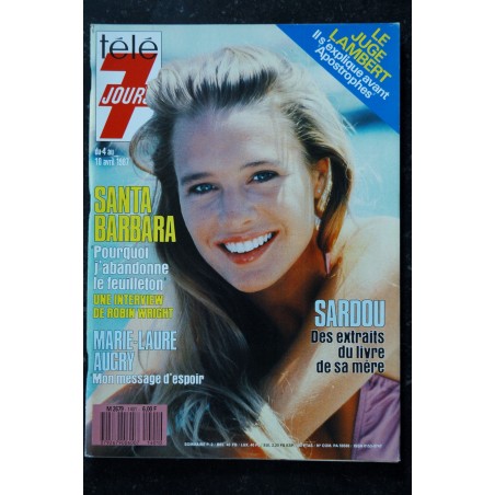 Télé 7 Jours  1365  *  1986  *  DIEULEVEULT CARLOS Léon ZITRONE Denise FABRE Maigert JP FOUCAULT