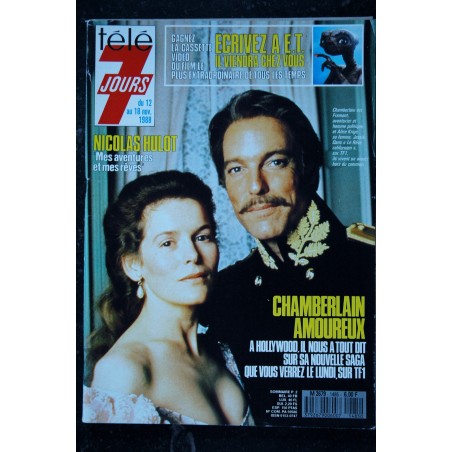 Télé 7 Jours  1472  *  1988  * Annie GIRARDOT  LEYMERGIE  DIEULEVEULT Philippe CLAY L'Azizah avant Balavoine