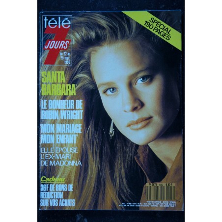 Télé 7 Jours  1563  *  1990  * JOHNNY DEPP Rick HUNTER Dennis ROUSSOS Michel BERGER SMAIN Bouix & Arditi N. GARCIA J. SARDOU