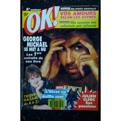 OK ! âge tendre 585 1987 COVER GEORGE MICHAEL & ANDY WHAM ELLI MEDEIROS THE STRANGLERS HARRISON FORD