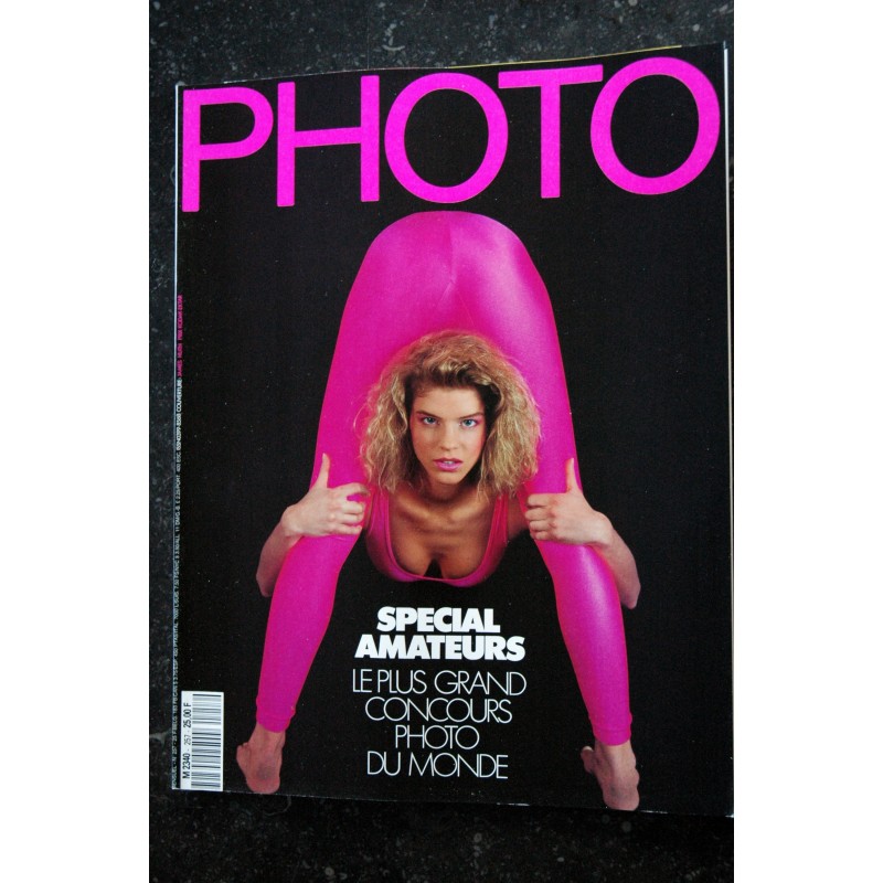 PHOTO 257 SPECIAL AMATEURS 1989 GRAPHISME CHARME REPORTAGE SPORT ANIMAUX CONCOUR