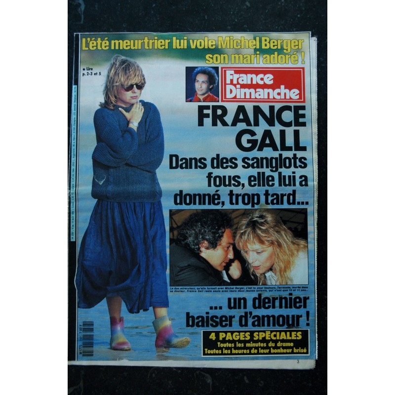 ICI PARIS 2085 JUIN 1985 COVER SHEILA SA DISPARITION CACHE UN DRAME