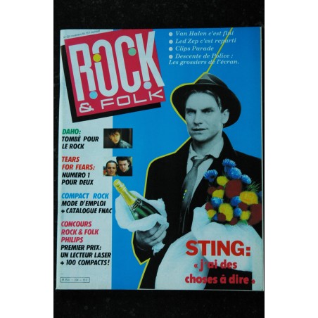 ROCK & FOLK 200  SCORPIONS Elvis Presley Rickie Lee Jones Joy Division Stevie ray Vaughan  AC/DC