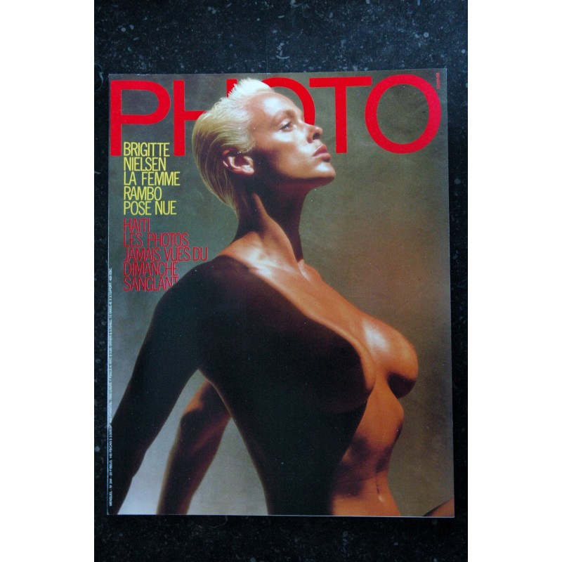 PHOTO 244 BRIGITTE NIELSEN ENTIEREMENT NUE BETTINA RHEIMS KING ELITE TOP MODEL