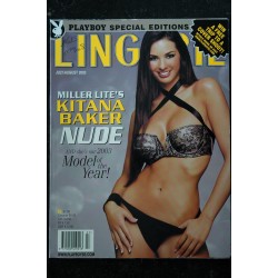 PLAYBOY'S LINGERIE 2003 JULY/AUG KITANA BAKER AMY MILLER CHRISTINA SANTIAGO LEE