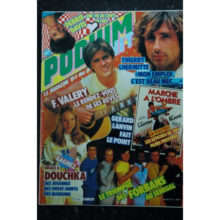 PODIUM HIT 152 octobre 1984 F. VALERY LHERMITTE LANVIN FORBANS DOUCHKA PODIUM HIT 152 octobre 1984 F. VALERY LHERMITTE LANVIN FORBANS DOUCHKA