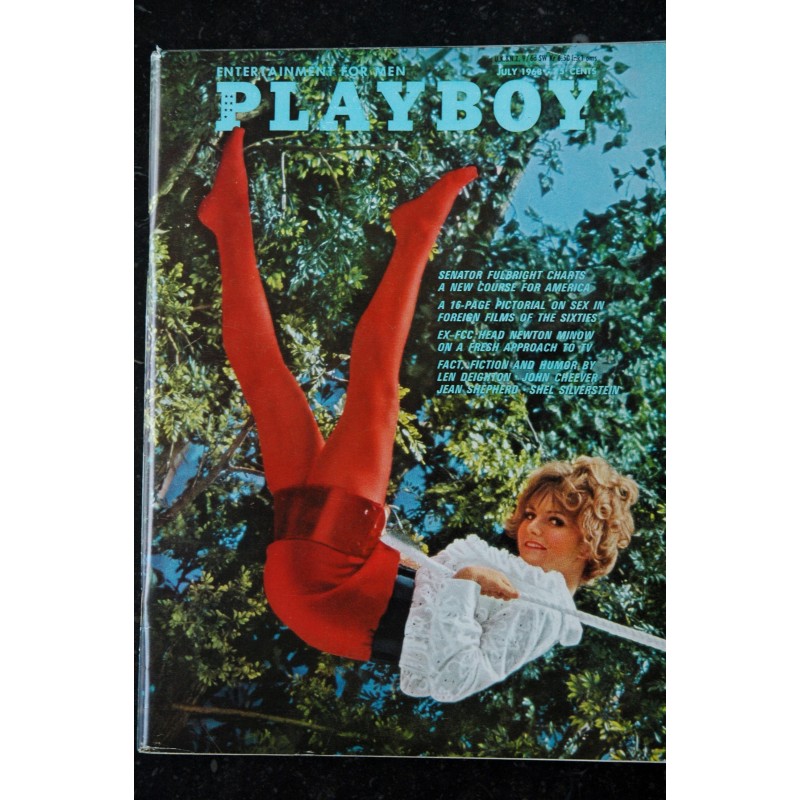 PLAYBOY US 1968 07 JULY INTERVIEW PAUL NEWMAN PLAYMATE MELODYE PRENTISS PIN-UP VARGAS