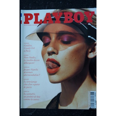 PLAYBOY 008 SEPTEMBRE 2018 GOLDILOX CANDY GIRL PATRICE QUARTERON JACQUES SEGUELA