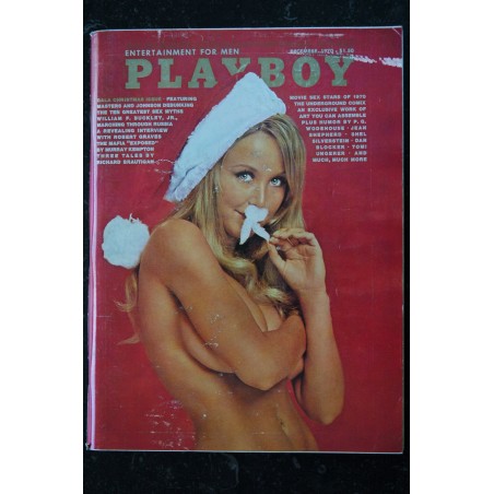 PLAYBOY US 1970 12 INTERVIEW ROBERT GRAVES CAROL IMHOF PAULA PRITCHETT MODEL HAUTE-COUTURE