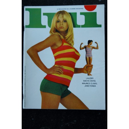 LUI 89 FERRARI CLAVEL LAUZIER JANE FONDA SACHA DISTEL JEU NU DEPARDON ASLAN 1971 LUI 89 FERRARI CLAVEL LAUZIER JANE FONDA SACHA DISTEL JEU NU DEPARDON ASLAN 1971