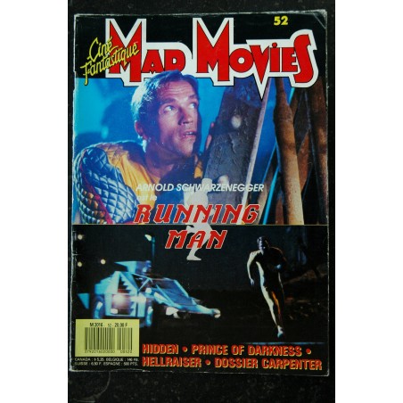 Ciné Fantastique MAD MOVIES  n° 59  * 1989 *  The craignos monsters LA MOUCHE II  BATMAN  HELLRAISER II