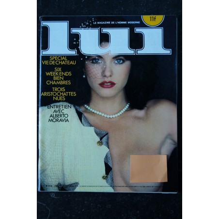 LUI 236 SEPTEMBRE 1983 MONTY PYTHON INTERVIEW ALBERTO MORAVIA SINE JEFF DUNAS BYRON NEWMAN MODE CUIR
