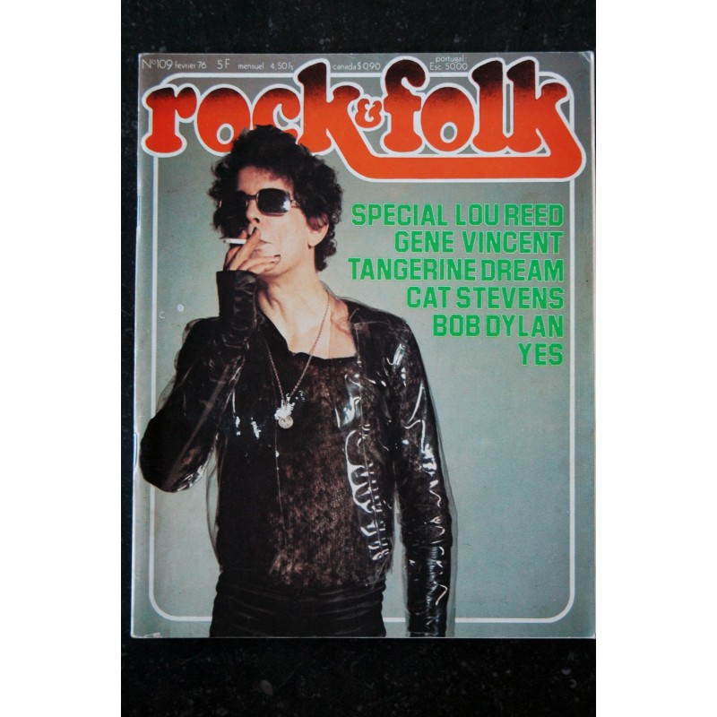 ROCK & FOLK 106 NOVEMBRE 1975 COVER JO LEBB ALICE COOPER JAMES DEAN JERRY LEE LEWIS SPARKS McCARTNEY HOT TUNA