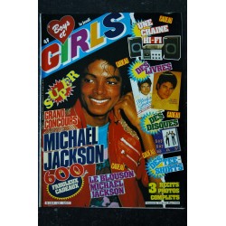 BOYS et GIRLS   n°  216 FEVRIER 1984 COVER MICHAEL JACKSON POSTER DAVID BOWIE CELINE VINCENT