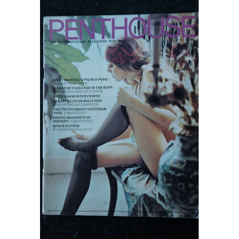 PENTHOUSE UK Vol 06  N° 12    HITCHCOCK  Colin WILSON Robert BLOCH  BILLIE DEAN