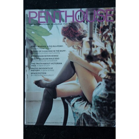 PENTHOUSE UK Vol 06  N° 12    HITCHCOCK  Colin WILSON Robert BLOCH  BILLIE DEAN