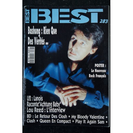 BEST 285 AVRIL 1992 INTERVIEW THE CURE ROBERT SMITH JOHN MELLENCAMP DOSSIER PUNK
