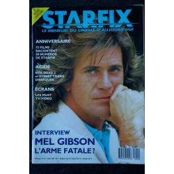 STARFIX 050  1987 COVER MEL GIBSON L'arme fatale EVIL DEAD 2 8 FICHES CINEMA 2 AFFICHES