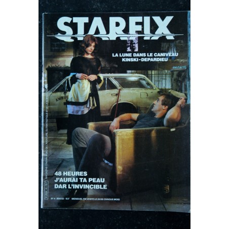 STARFIX 004  1983 COVER NASTASSIA KINSKI + POSTER STARFLIGHT ONE MICHAEL CRICHTON BEASTMASTER DAR L'INVINCIBLE
