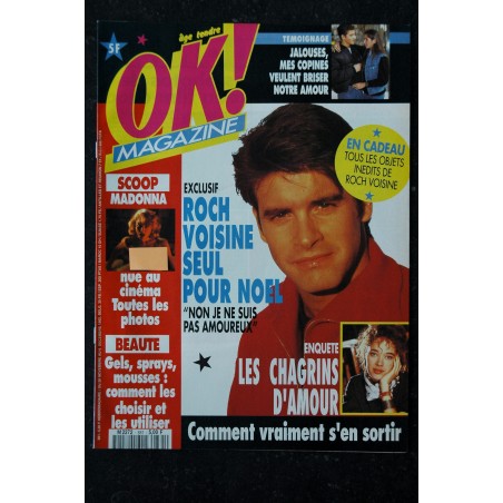 OK ! âge tendre 880 NOVEMBRE 1992 COVER HELENE ET LES GARCONS PREMIERS BAISIERS