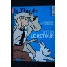 LE MONDE HORS-SERIE 17  *  DECEMBRE 2009 SPECIAL TINTIN LE RETOUR ENTRETIEN STEVEN SPIELBERG GEOPOLITIQUE D'HERGE HUBERT VEDRINE