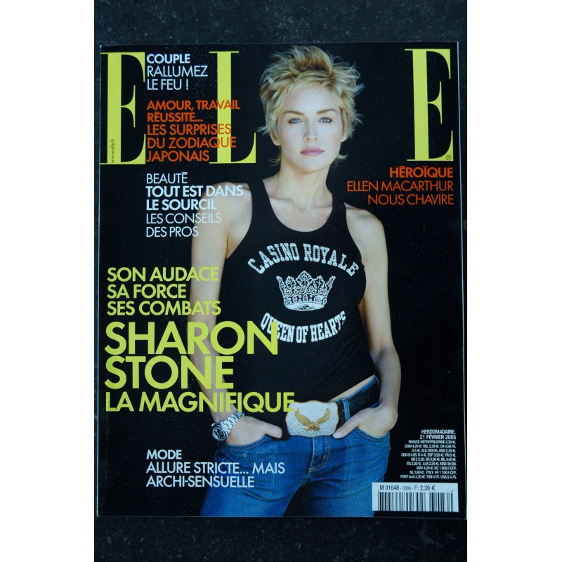 ELLE  3255  SHARON STONE REVELATIONS  Cover + 30 pages