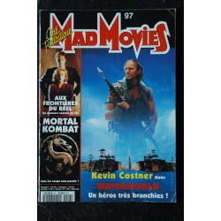 Ciné Fantastique MAD MOVIES  n° 97  * 1995 *  KEVIN COSTNER  WAREWORLD  Aux frontières du réel  MORTAL KOMBAT  Casper