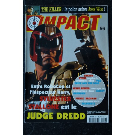 MAD MOVIES IMPACT 56 AVRIL 1995 Sharon STONE Keanu REEVES SYLVESTER STALLONE JUDGE DREDD