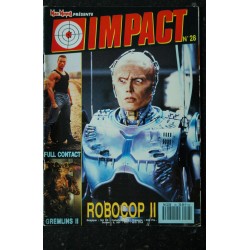 MAD MOVIES présente IMPACT n° 27 * 1990 * SUPER NANAS GremlinsII Morts Vivants Van DAMME STALLONE