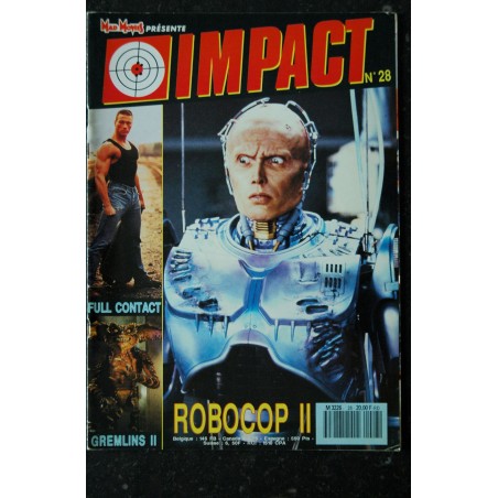 MAD MOVIES présente IMPACT n° 27 * 1990 * SUPER NANAS GremlinsII Morts Vivants Van DAMME STALLONE