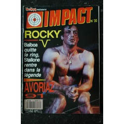 MAD MOVIES présente IMPACT n° 29 * 1990 * SCHWARZENEGGER STALLONE 20 ANS TOTAL RECALL ROCKY 5