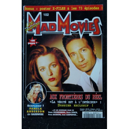 Ciné Fantastique MAD MOVIES  n°102  * 1996 *   PAMELA ANDERSON  AUX FRONTIERES DU REEL