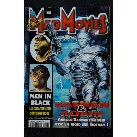 Ciné Fantastique MAD MOVIES  n°107  * 1997 *  ANACONDA  Bruce Willis le cinquième élément Sigourney Weaver ALIEN