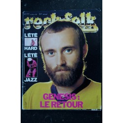 ROCK & FOLK 177 CTOBRE 1981 COVER GENESIS HARD JAZZ TONY BANKS ROBERT SMITH MILES DAVIS TATTOO