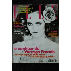 ELLE  2858 9 OCTOBRE 2000 COVER VANESSA PARADIS L'AMOUR LUI VA SI BIEN