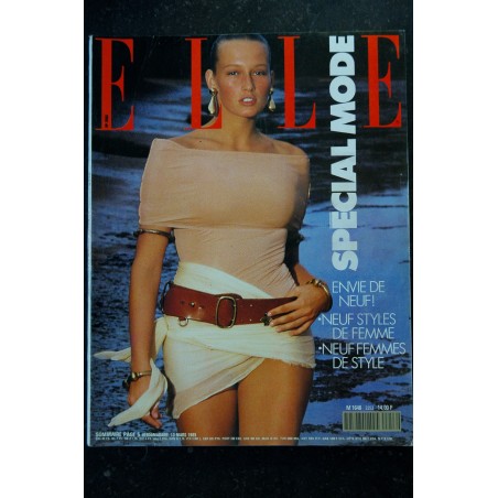 ELLE 2216 27 juin 1988 Monica BELLUCCI Cover Le grand bleu Delpech Pink Floyd - 132 p. Fashion Vintage ELLE 2216 27 juin 1988 Monica BELLUCCI Cover Le grand bleu Delpech Pink Floyd - 132 p. Fashion Vintage