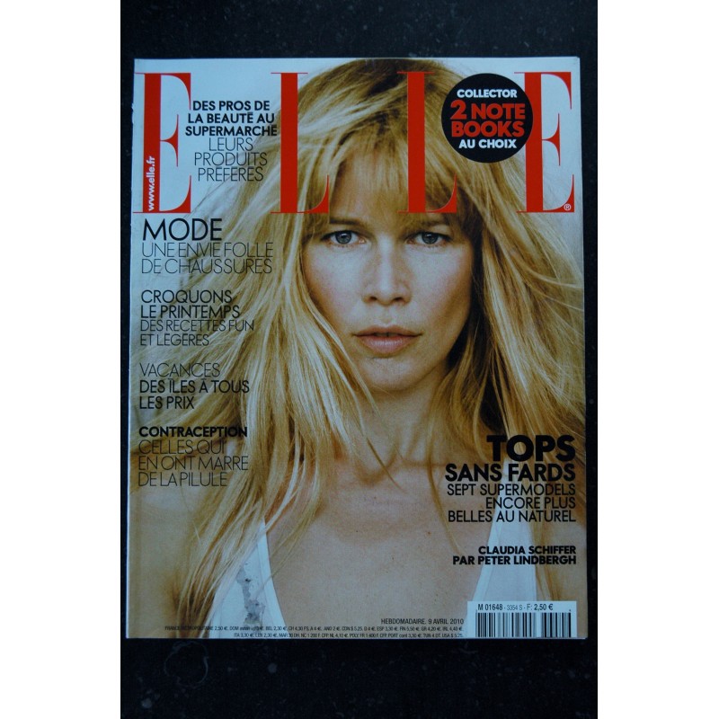 ELLE 3340 1er JANVIER 2010 COVER LAETITIA CASTA NOUS EPATE ET DIEU CREA LAETITIA CASTA 10 PAGES