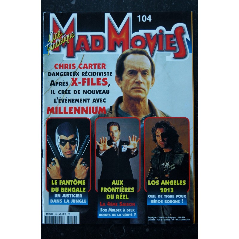 Ciné Fantastique MAD MOVIES  n°103  * 1996 *  INDEPENDENCE DAY Les aliens attaquent !