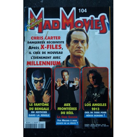 Ciné Fantastique MAD MOVIES  n°103  * 1996 *  INDEPENDENCE DAY Les aliens attaquent !