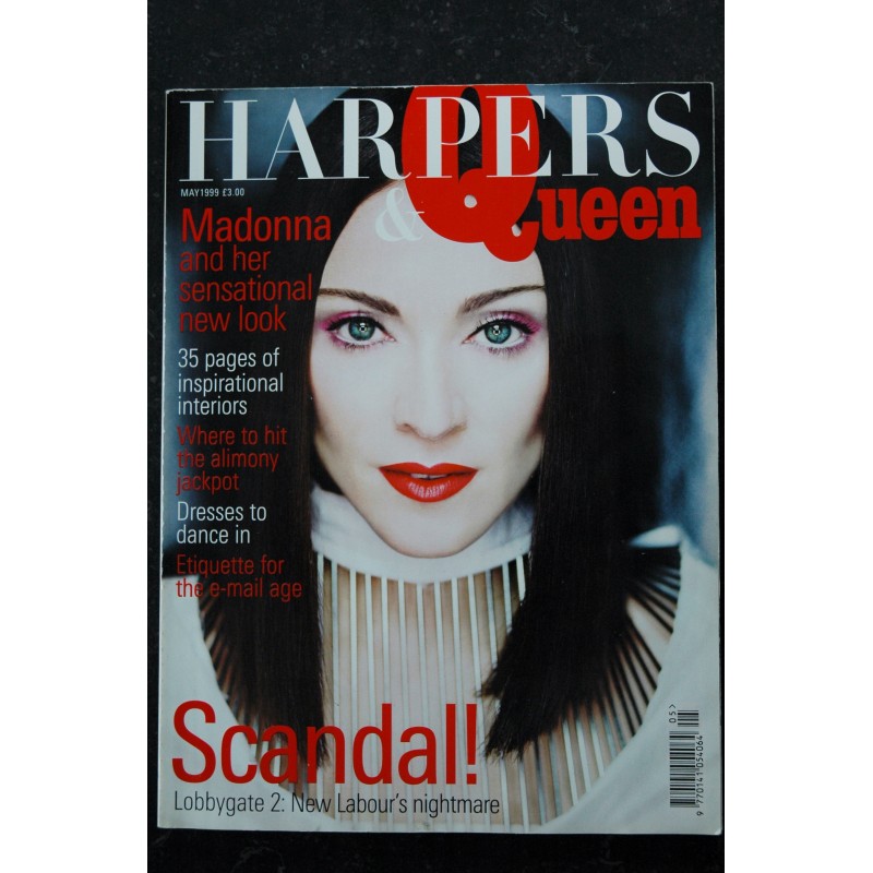 HARPERS & QUEEN NOVEMBER 2005 EXCLUSIVE COVER MADONNA IMMATERIAL GIRL 12 PAGES + INTERVIEW