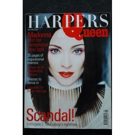 HARPERS & QUEEN NOVEMBER 2005 EXCLUSIVE COVER MADONNA IMMATERIAL GIRL 12 PAGES + INTERVIEW