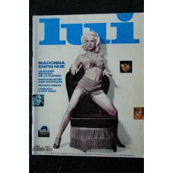 LUI 042 1991 AVRIL COVER MADONNA NUDE PHOTO STEVEN MEISEL + POSTER MARTIN VEYRON DENIS MALERBI CHARME