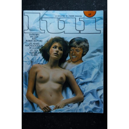 LUI 152 SEPTEMBRE 1976 INTERVIEW ROBERT REDFORD JAMES BAES PIN-UP ASLAN