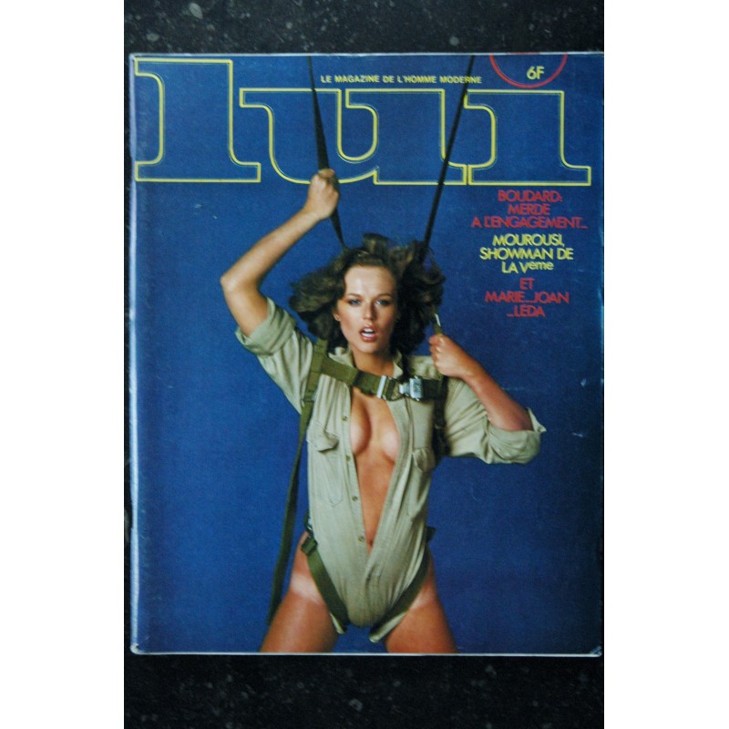 LUI 153 OCTOBRE 1976 ERIC MÜLLER EROTISME OTTO WEISSER JOHN KELLY CHARME PIN-UP STRIP ASLAN