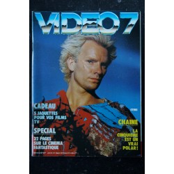 VIDEO 7 051  N° 51  1985 NATHALIE BAYE RIFF SOS FANTOMES WALTER HILL  +  CAHIER X