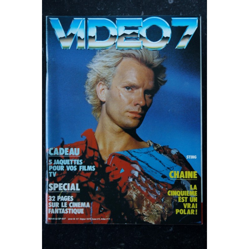 VIDEO 7 051  N° 51  1985 NATHALIE BAYE RIFF SOS FANTOMES WALTER HILL  +  CAHIER X