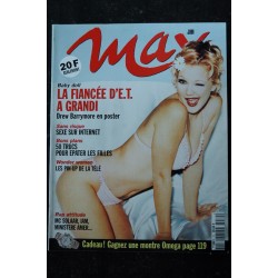 MAX 70 DREW BARRYMORE FIANCEE E.T. POSTER MC SOLAAR IAM MINISTERE AMER